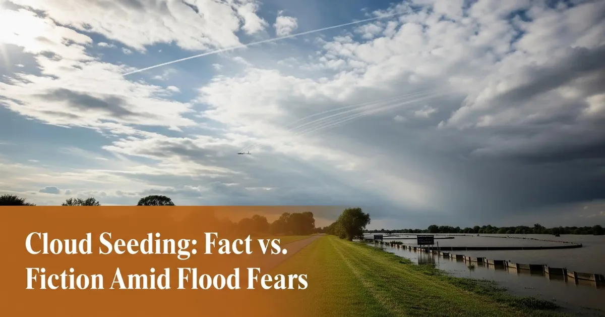 Cloud Seeding: Fact vs. Fiction Amid Flood Fears