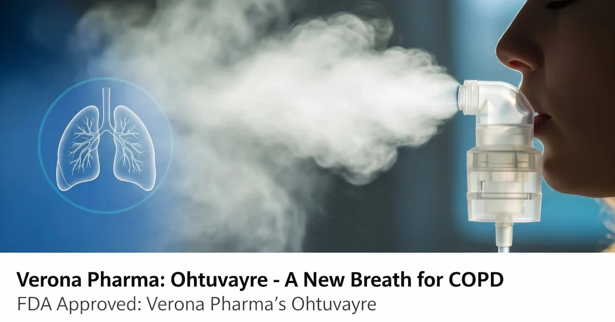 Verona Pharma New COPD Drug Ohtuvayre Approved