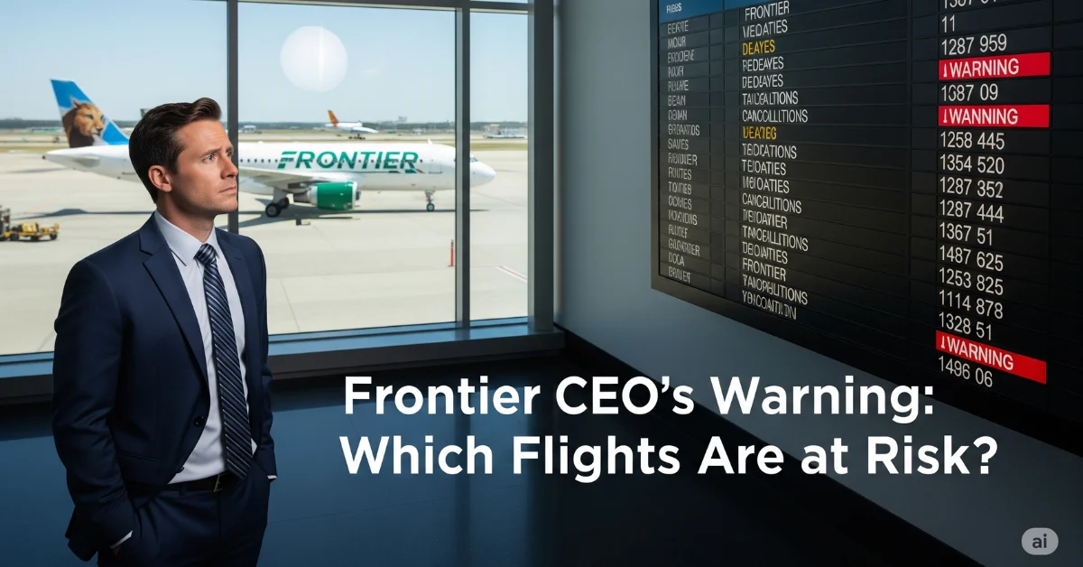 Frontier CEO's Warning Which Flights Are at Risk